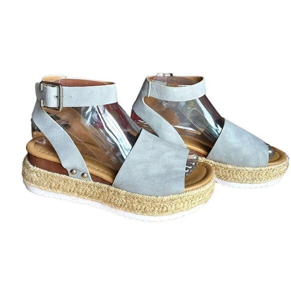 Forever platform sandals espadrilles - Picture 1 of 8